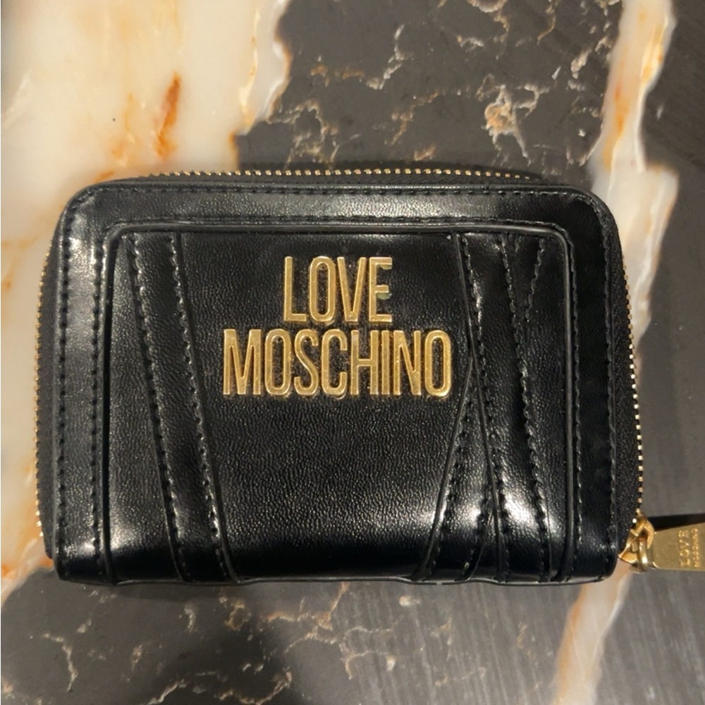 Love Moschino Maroon Women's Fashion Wallet NWT
